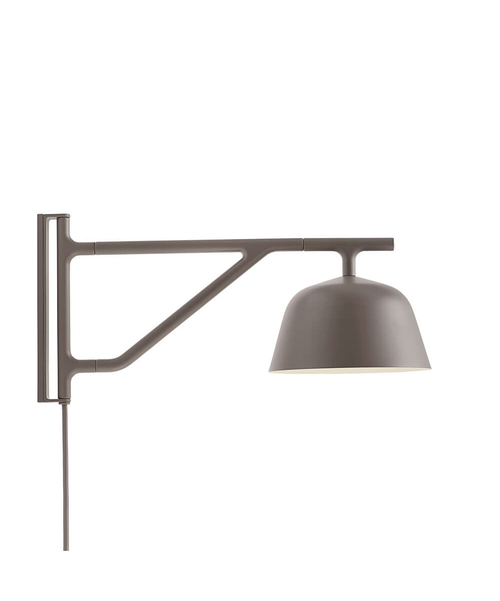 Muuto - Ambit Wandleuchte Taupe von Muuto