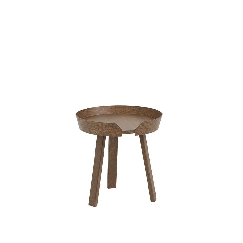 Muuto - Around Coffee Table Small Stained Dark Brown von Muuto