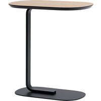 Beistelltisch Relate oak veneer/black 73,5 cm H von Muuto