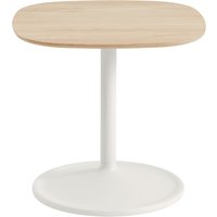 Beistelltisch Soft Side solid oak/off-white 40 cm H von Muuto