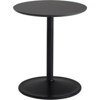 Beistelltisch Soft large black/black Ø 48 cm von Muuto