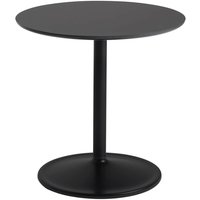 Beistelltisch Soft small black Ø 48 cm von Muuto