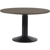 Esstisch Midst dark Oiled Oak/black Ø 120 cm von Muuto