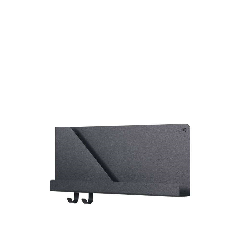 Muuto - Folded Shelves 51x22 cm Black von Muuto