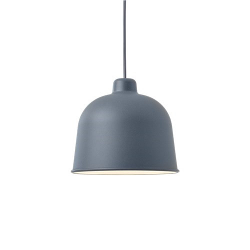 Muuto - Grain Pendelleuchte Blue-Grey von Muuto