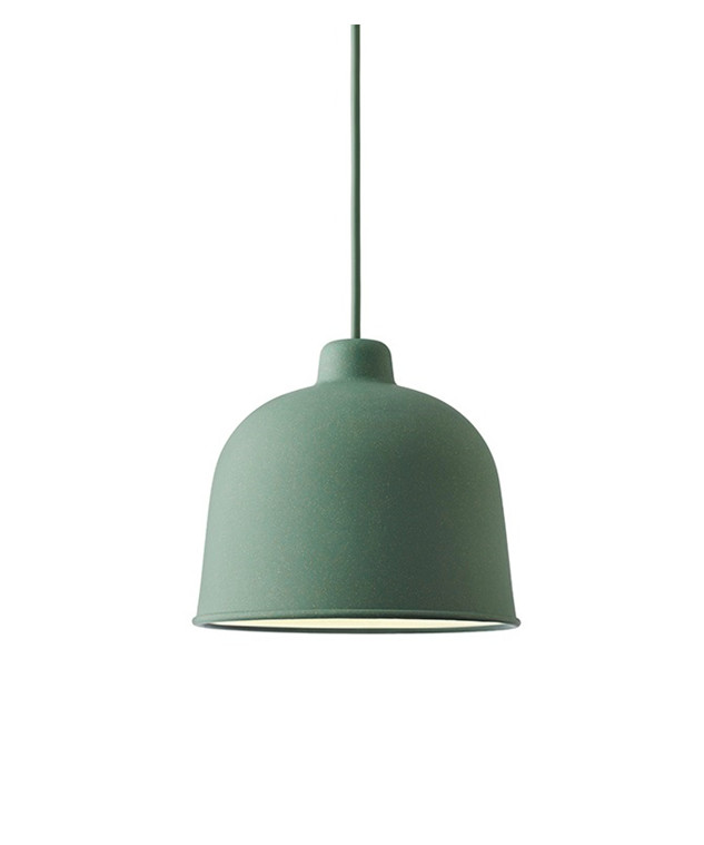 Muuto - Grain Pendelleuchte Dusty Green von Muuto