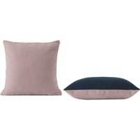 Kissen Mingle rose/petroleum 35 cm x 55 cm von Muuto