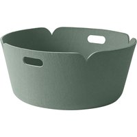 Korb Restore Round Basket dusty green von Muuto