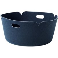 Korb Restore Round Basket midnight blue von Muuto