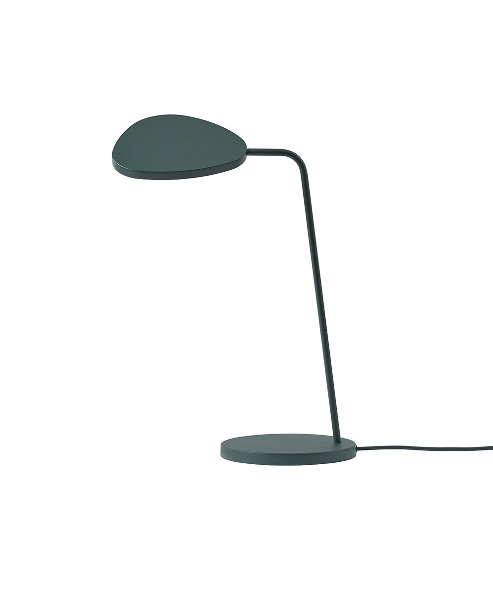 Muuto - Leaf Tischleuchte Dark Green von Muuto