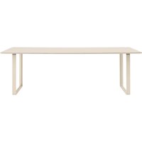 Muuto - 70/70 Esstisch, 225 x 90 cm, Eiche / sand von Muuto