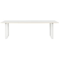 Muuto - 70/70 Esstisch, 255 x 108 cm, weiß (Laminat) von Muuto