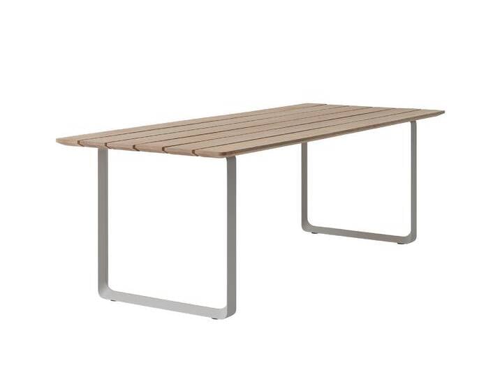 Muuto 70/70 Outdoor Esstisch, 225 x 90 cm, grau Muuto 70/70 Outdoor Esstisch, 225 x 90 cm, grau von Muuto