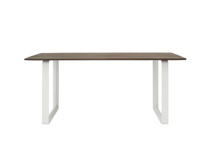 Muuto 70/70 Tisch, 170 x 85 cm, eiche massiv geräuchert / grau von Muuto
