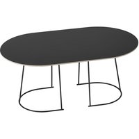 Muuto - Airy Couchtisch, mittel, schwarz von Muuto