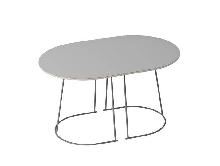 Muuto Airy Couchtisch, small, grau von Muuto