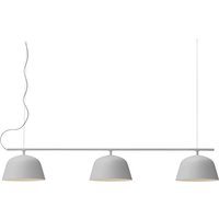 Muuto - Ambit Rail Pendelleuchte, grau von Muuto