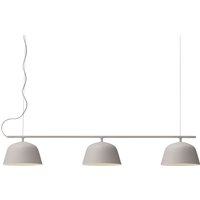 Muuto - Ambit Rail Pendelleuchte, taupe von Muuto