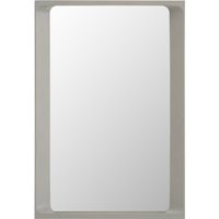 Muuto - Arced Spiegel, 80 x 55 cm, hellgrau von Muuto