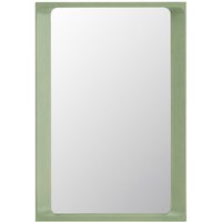 Muuto - Arced Spiegel, 80 x 55 cm, hellgrün von Muuto