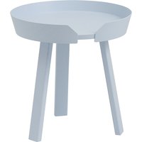 Muuto - Around Beistelltisch, Ø 45 cm, hellblau von Muuto