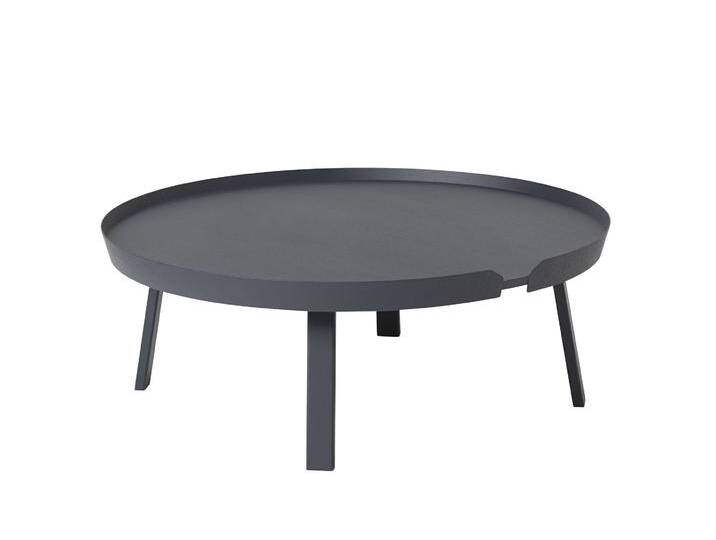 Muuto Around Couchtisch, Ø 95 cm, anthrazit von Muuto