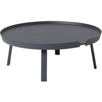 Muuto - Around Couchtisch Ø 95 cm, anthrazit von Muuto