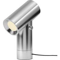 Muuto - Beam LED-Tischleuchte, Aluminium poliert, H 45,4 cm von Muuto