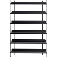 Muuto - Compile Shelving System (Config. 4), schwarz von Muuto