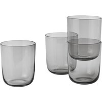 Muuto - Corky Trinkglas (4er-Set), tall, grau von Muuto