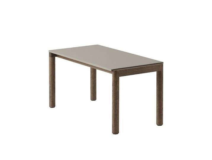 Muuto Couple Couchtisch, 84 x 40 cm, 1 plain - taupe / eiche dunkel geölt Muuto Couple Couchtisch, 84 x 40 cm, 1 plain - taupe / eiche dunkel geölt von Muuto