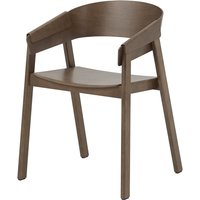 Muuto - Cover Armchair, dunkelbraun von Muuto