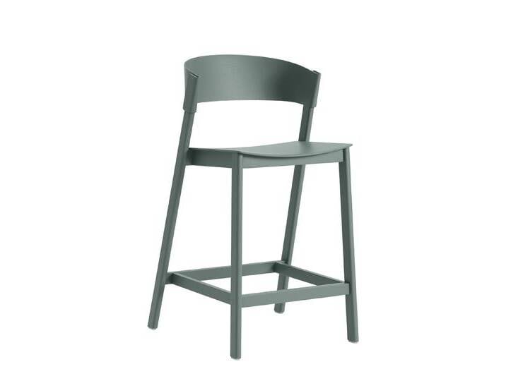 Muuto Cover Barhocker, höhe 65 cm, grün von Muuto