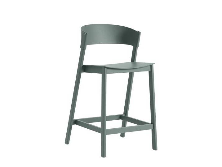 Muuto Cover Barhocker, höhe 65 cm, grün von Muuto