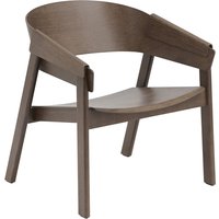 Muuto - Cover Lounge Chair, dunkelbraun von Muuto