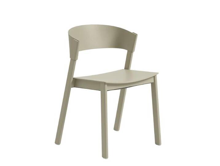 Muuto Cover Stuhl, dark beige von Muuto