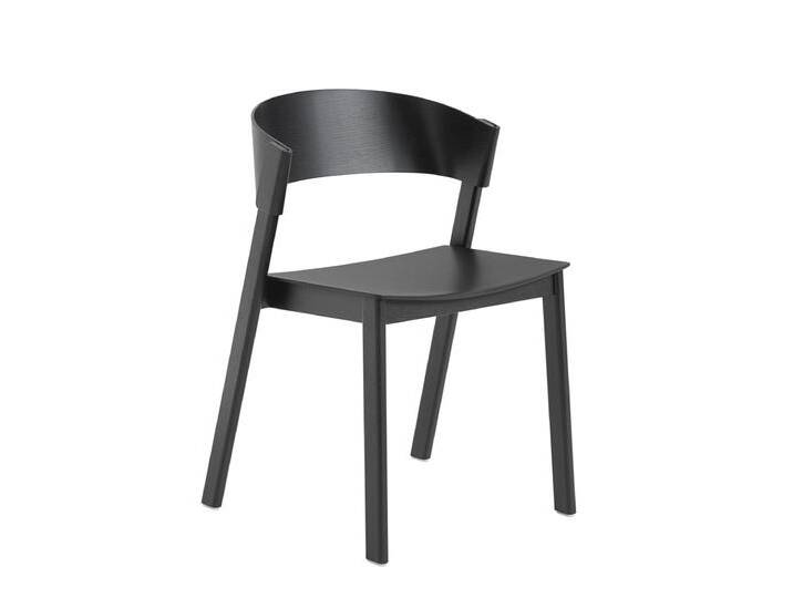 Muuto Cover Stuhl, schwarz von Muuto
