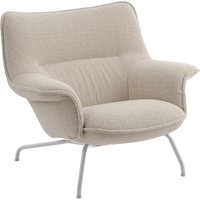 Muuto - Doze Lounge Chair Low Back Tube von Muuto