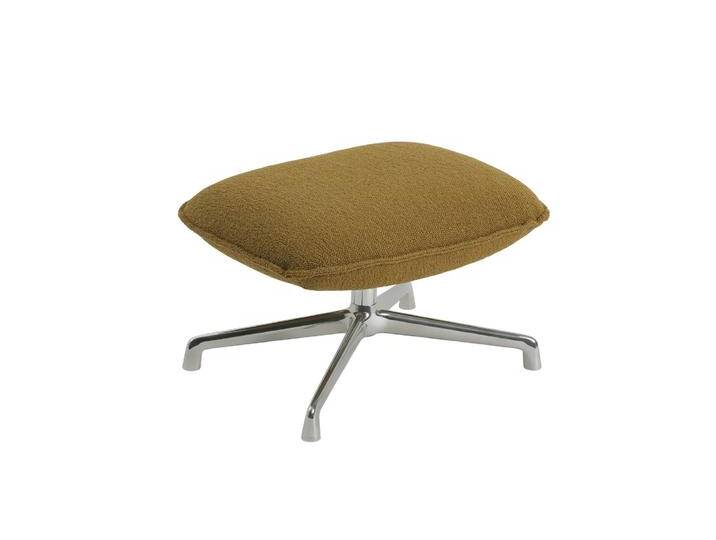 Muuto Doze Ottoman, swivel base, hearth 8 / polished aluminium Muuto Doze Ottoman, swivel base, hearth 8 / polished aluminium von Muuto