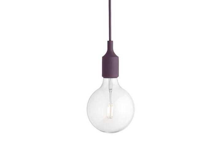 Muuto E27 LED Pendelleuchte, burgundy von Muuto