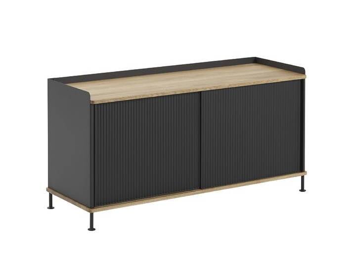 Muuto Enfold Sideboard, 124 x 63 cm, eiche geölt / anthrazit Muuto Enfold Sideboard, 124 x 63 cm, eiche geölt / anthrazit von Muuto