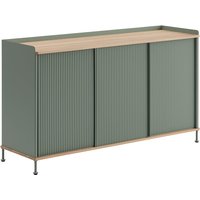 Muuto - Enfold Sideboard, 148 x 85 cm, Eiche / dusty green von Muuto