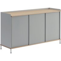 Muuto - Enfold Sideboard, 148 x 85 cm, Eiche / grau von Muuto