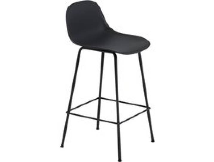 Muuto - Fiber Barhocker mit Rückenlehne Rohrgestell Muuto - Fiber Barhocker mit Rückenlehne Rohrgestell von Muuto