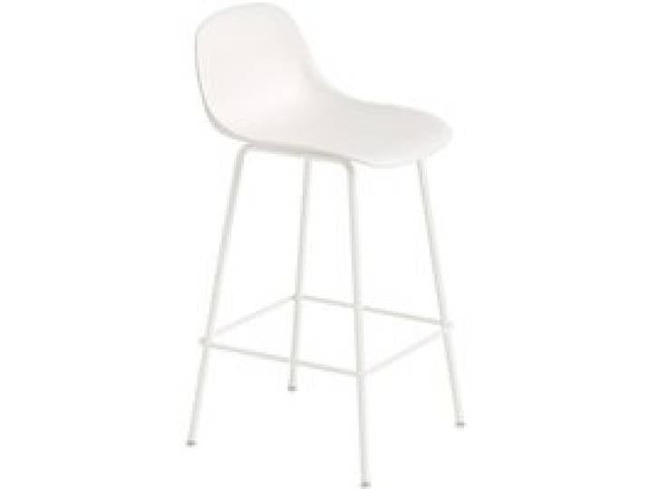 Muuto - Fiber Barhocker mit Rückenlehne Rohrgestell Muuto - Fiber Barhocker mit Rückenlehne Rohrgestell von Muuto