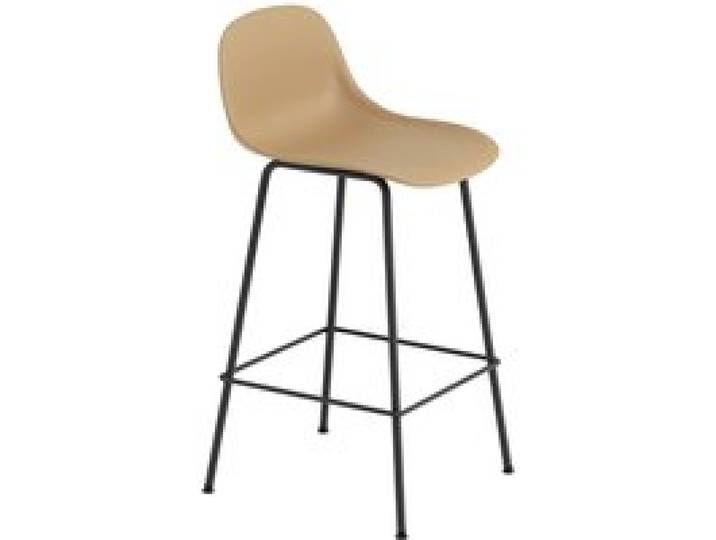 Muuto - Fiber Barhocker mit Rückenlehne Rohrgestell Muuto - Fiber Barhocker mit Rückenlehne Rohrgestell von Muuto
