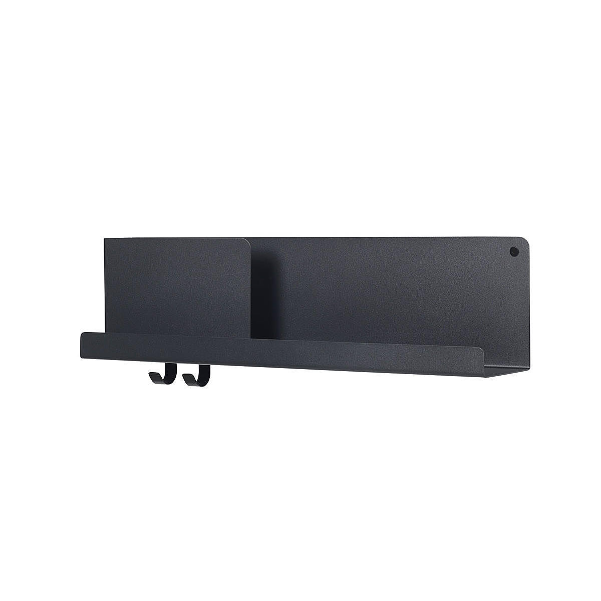 Muuto Folded Shelve Medium Gefaltetes Wandregal Aus Metall 63 X 165 Cm Schwarz B-Ware Muuto Folded Shelve Medium Gefaltetes Wandregal Aus Metall 63 X 165 Cm Schwarz B-Ware von Muuto
