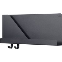 Muuto - Folded Shelves 51 x 22 cm, schwarz von Muuto