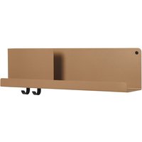 Muuto - Folded Shelves 63 x 16,5 cm, burnt orange von Muuto