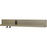 Muuto - Folded Shelves 96 x 13 cm, oliv von Muuto